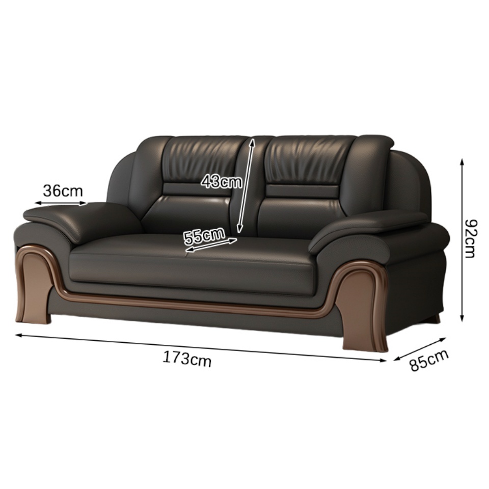 豫龙都 办公沙发 双人位 张高清大图