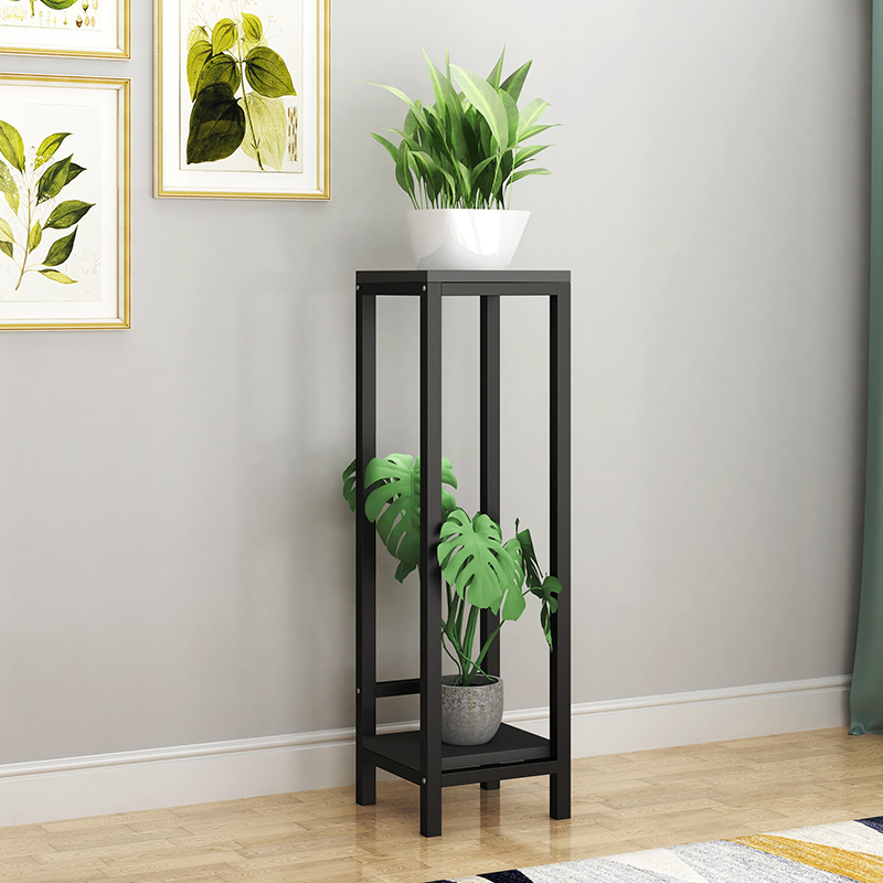 北欧铁艺花架绿萝吊兰室内盆景轻奢装饰架家用多饰品架