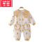 可莉允新生婴儿儿衣服加厚连体衣宝宝秋冬装套装薄棉哈衣棉衣款棉服