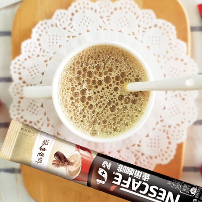 雀巢咖啡奶香1+2散装15g*20条速溶咖啡高清大图
