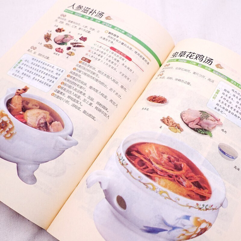 [正版]四季滋补汤 中药药膳煲汤书籍大全养生汤 强身健体中医食疗书 家常菜谱书籍大全营养餐烹饪美食食谱书籍 广东养生靓高清大图