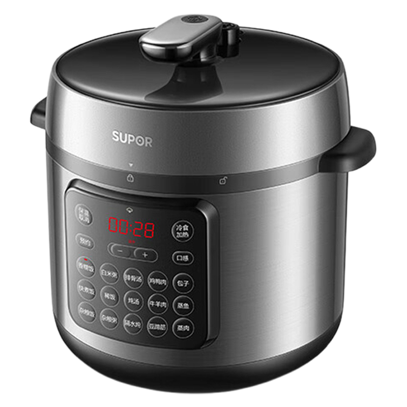 苏泊尔电压力锅8L高效烹饪美味速达持续沸腾SY-80YC17