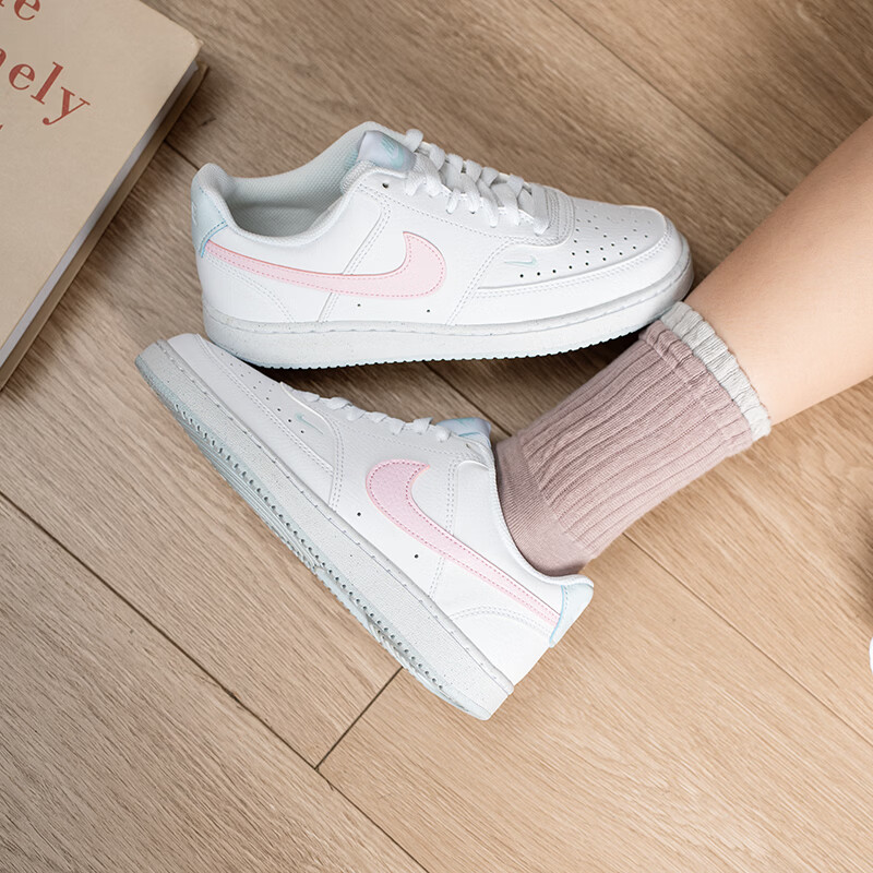 耐克（NIKE）女鞋新款运动鞋COURT潮流时尚低帮板鞋舒适耐磨休闲鞋IQ9800-161 ZP高清大图