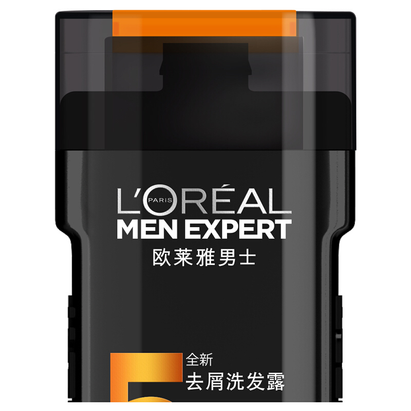 欧莱雅(L’OREAL)男士去屑洗发露(火山矿物净彻)400ml(适合所有发质人群,男士洗发水,成人)高清大图
