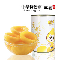 桃小淘黄桃罐头425g*1罐 新鲜水果罐头 糖水鲜桃水果黄桃果捞黄桃对开罐装华东