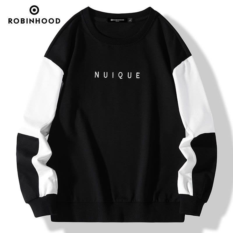 ROBINHOOD/罗宾汉新款春秋季卫衣男士休闲运动男装上衣宽松体恤潮图片