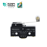 天正电气 LXW5 铰链滚轮短杠杆型 1NO+1NC 塑料 08110230004 限位开关