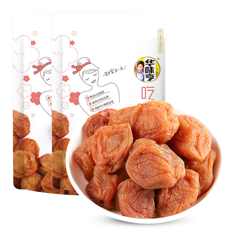华味亨 吃不厌话梅108g袋装清平乐蜜饯酸甜话梅梅子果脯水果干零食