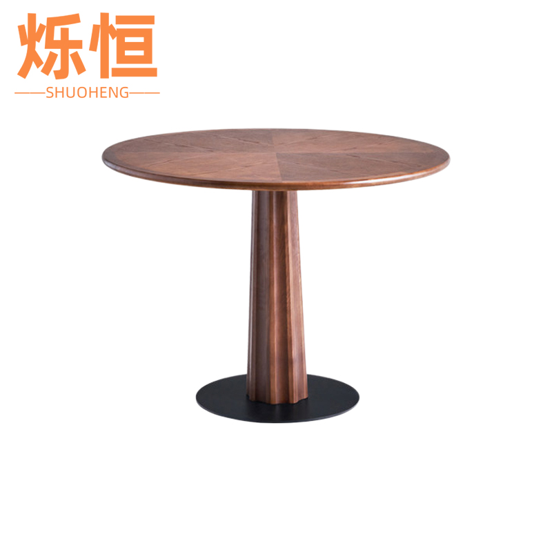 圆形餐桌80*80*75cm张高清大图