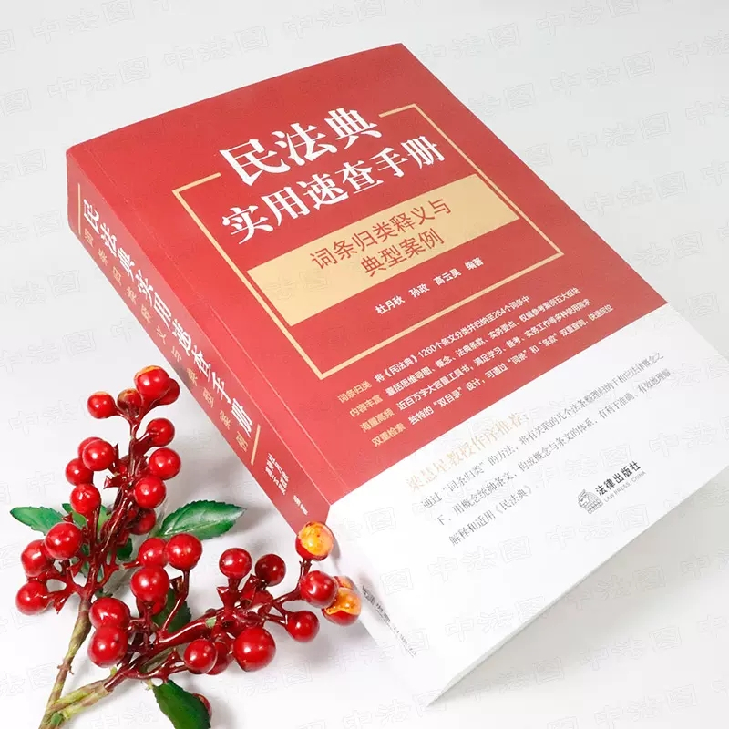 [正版]民法典实用速查手册 词条归类释义与典型案例 杜月秋 孙政 高云昊 法律出版社264个词条 双目录设计 梁慧星教