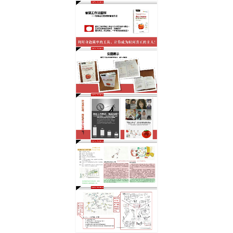 正版新书]番茄工作法图解:简单易行的时间管理方法全彩铜版纸印高清大图