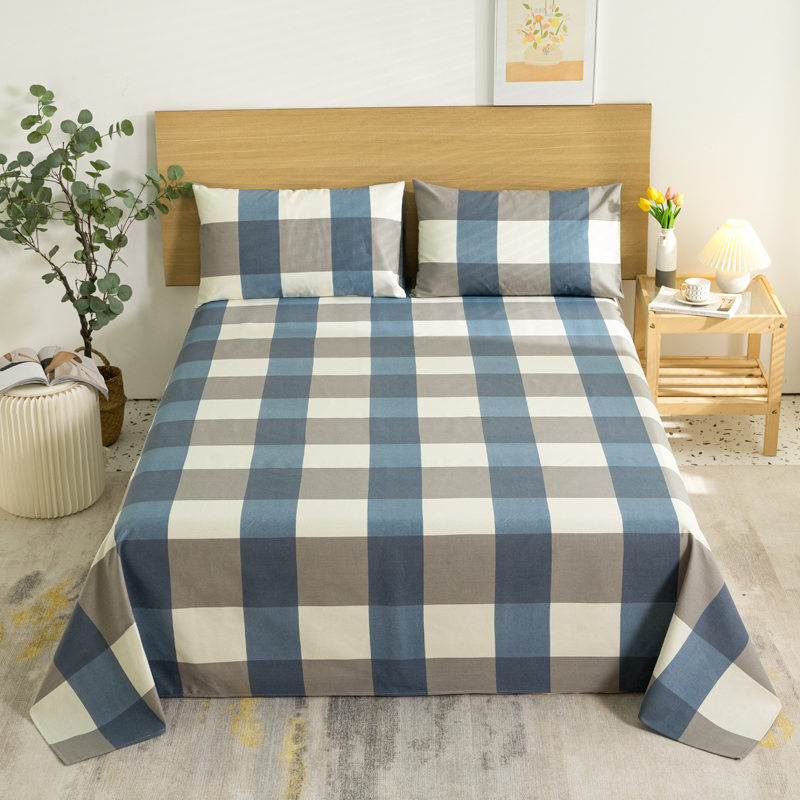 雅鹿 老粗布单品床单/三件套 粗布凉席