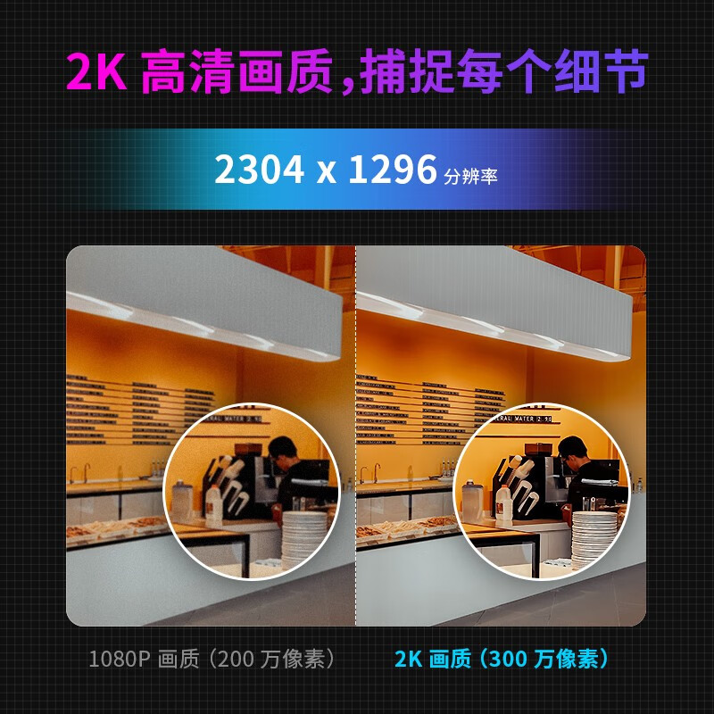 TP-LINK 无线监控室外摄像头家用 300万TL-IPC632-A4电源套装版高清大图