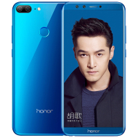 原封【送耳机+壳】华为荣耀9青春版 魅海蓝 4GB+32GB 全网通4G 后置双摄 八核处理器全面屏手机 智能手机