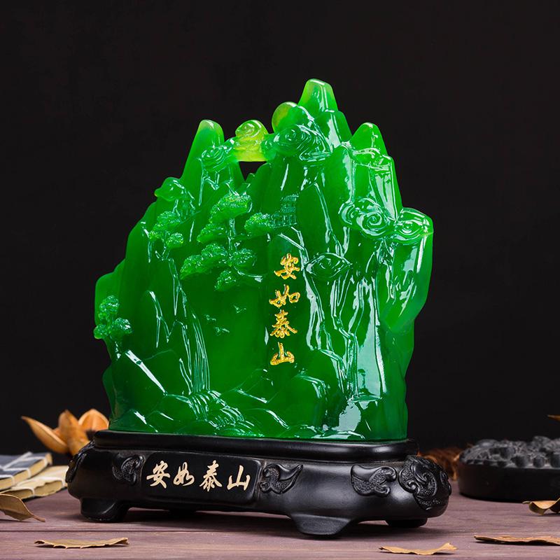 美帮汇安如泰山摆件客厅办公室桌面酒柜电视柜玄关茶几创意家居家装饰品高清大图