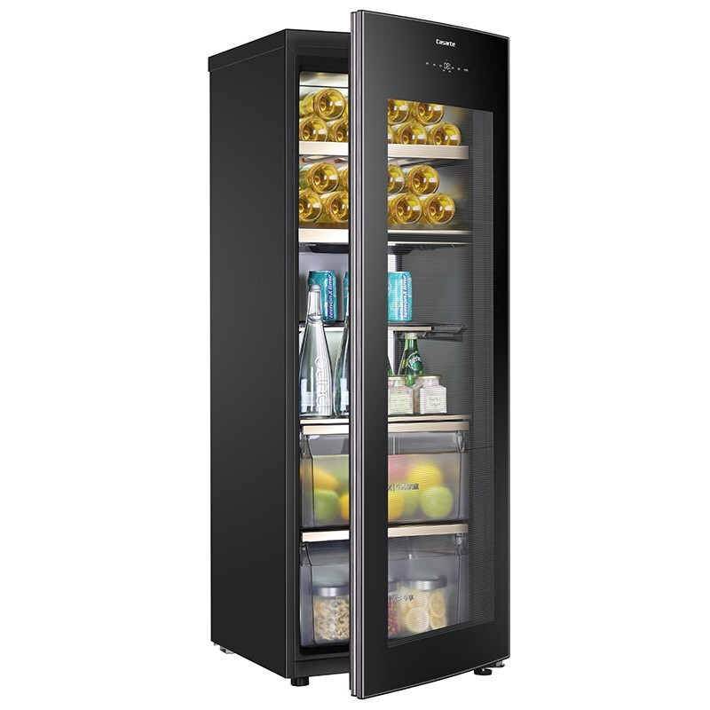 lc-192wu1红酒柜立式冰柜冷柜冰吧冷藏柜保鲜柜家用办公室冰箱小冰箱