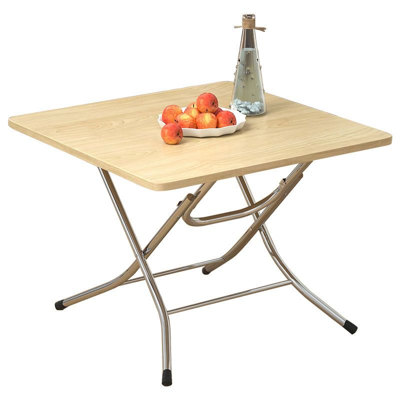 折叠桌简易户外餐桌小户型正方形家用吃饭桌宿舍客厅小方桌出租房花色