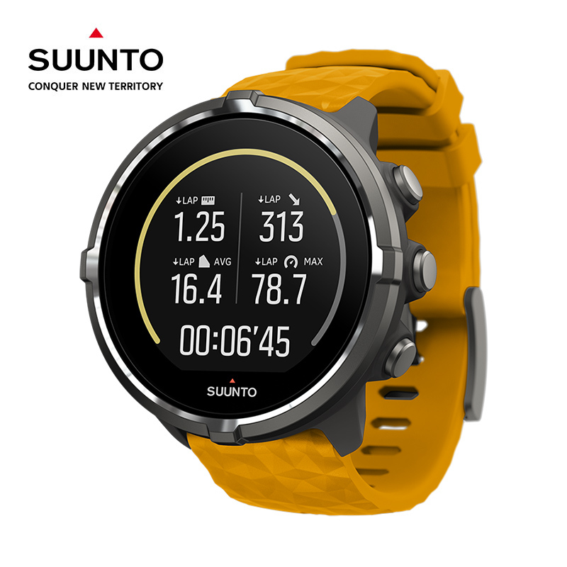 颂拓(SUUNTO) 手表 SPARTAN WHR BARO 斯巴达彩屏智能 户外光电心率表 黄色SS050001000