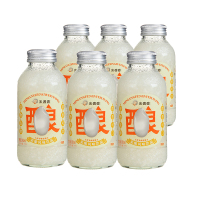 米婆婆即开即饮米酒米酿风味饮品300ml*6瓶礼盒装孝感饮料早餐杯湖北特产