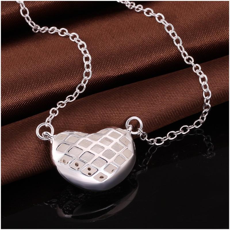 N621Women Silver Necklace 镀925纯银女项链日韩版锁骨链潮人送女朋友七夕情人节礼物