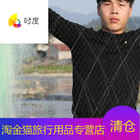 加重绿丝沉1米5鱼网粘网三层大鱼挂网丝网捕鱼渔网沾网鲫鱼网鱼具_1 1.5米高进口绿丝3指10米长