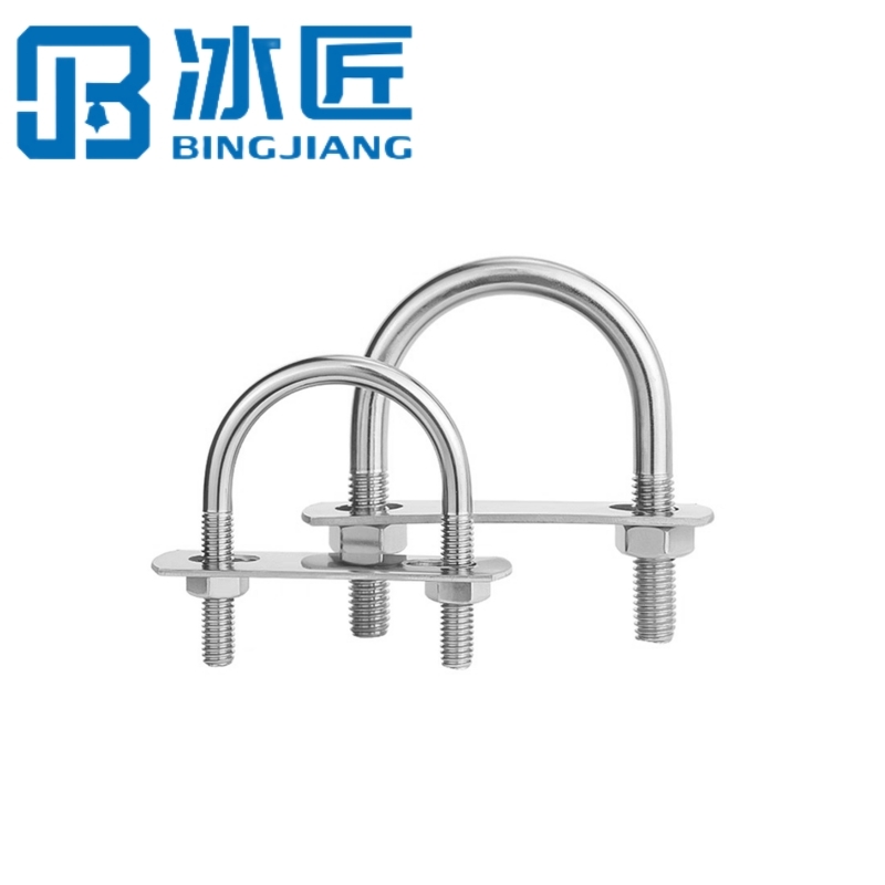 冰匠 304不锈钢U型螺丝含挡板螺母套装 套高清大图