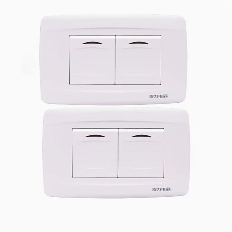 泰力118型开关118b783双开2个装