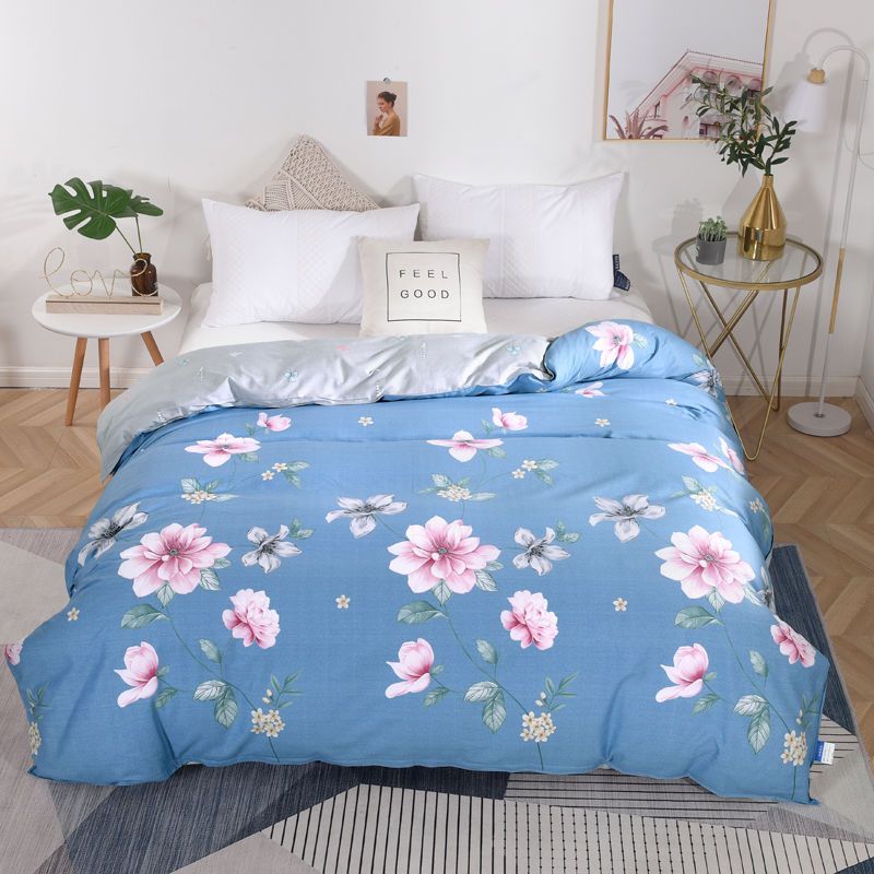 全棉被套学生单人被套纯棉被罩单件1.5米1.6米夏季宿舍女床上用品p3