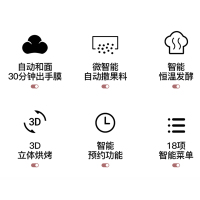 东菱(Donlim)DL-T06S-K面包机家用全自动揉面发酵和面机小型酸奶蛋糕烘培馒头搅拌机