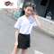 绿彩虹光女童白色牛仔短裤夏季薄款中大童2022新款夏装儿童裤子外穿短裙裤