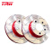 天合（TRW）前刹车盘DF8284XSS适配16-19款思域180T/220T 1.0/1.5T L4（对装）