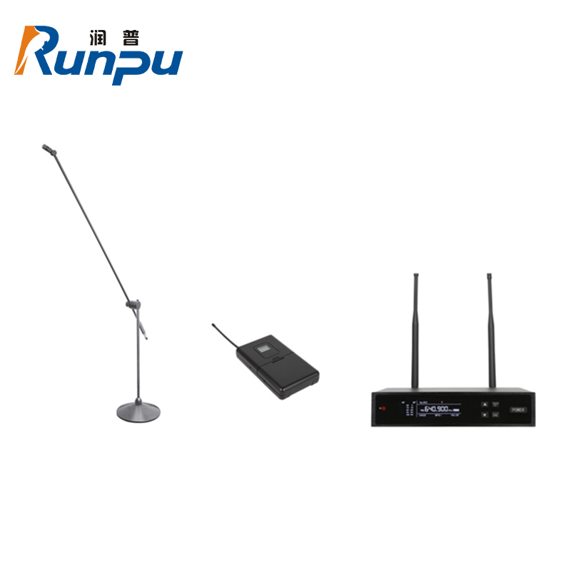 润普Runpu RP-YXD860国产化专业有线无线立杆式会议麦克风套装鹅颈麦舞台演讲指挥会议主持麦克风