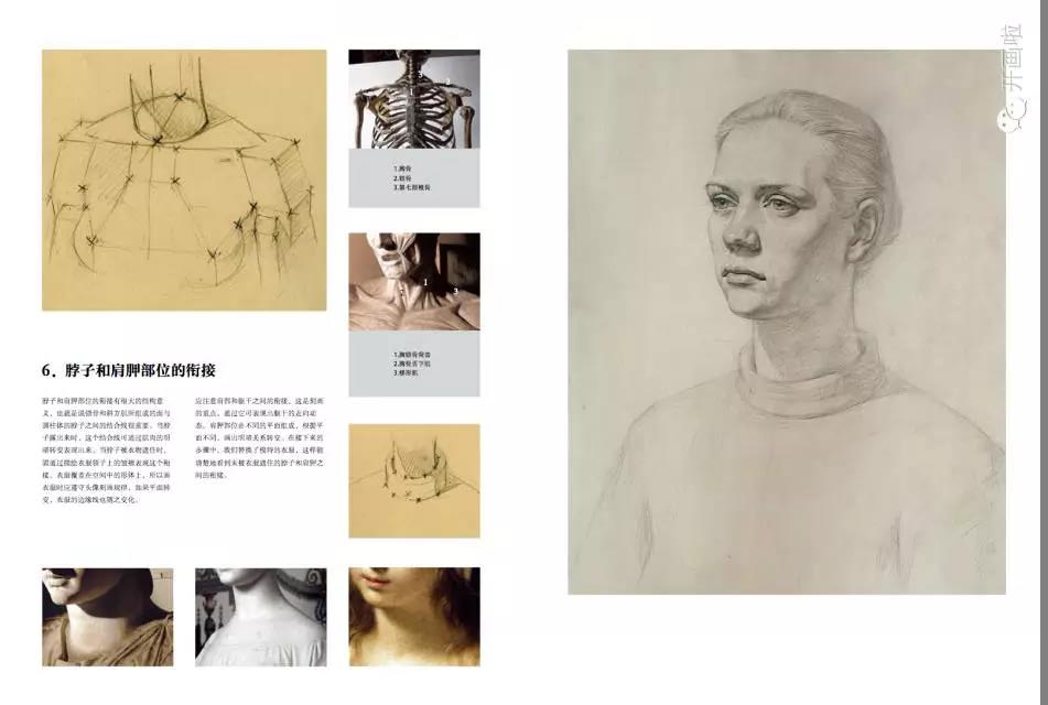 [正版]列宾美术学院素描基础教学素描与速写 门捷列夫采夫编西方绘画教程范画步骤详解 素描肖像人体半身全身像列宾速写高清大图