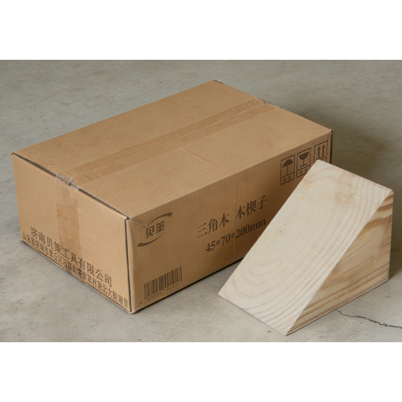 贝策 三角木 木楔子 45*70*200mm 块高清大图