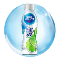 雀巢(Nestle)优活补水+含膳食纤维补充电解质风味运动饮料青柠味450ml*15 雀巢水 运动补水 功能饮料
