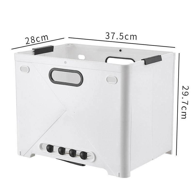 家柏饰(CORATED)脏衣服收纳筐浴室可折叠脏衣篮脏收纳家用衣篓衣服玩具收纳筐 白色