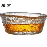 鼎亨 日式玻璃品茶杯小茶杯茶盏玻璃单杯品茗杯主人杯品杯