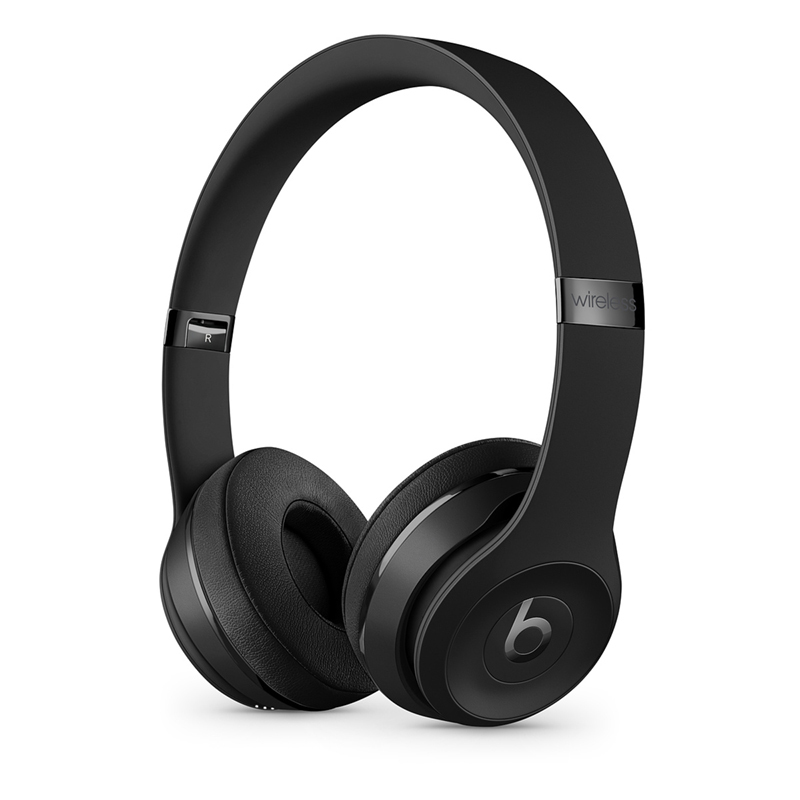 Beats Solo3 Wireless 头戴式 蓝牙无线耳机 手机耳机 游戏耳机 - 黑色 MP582P A/A