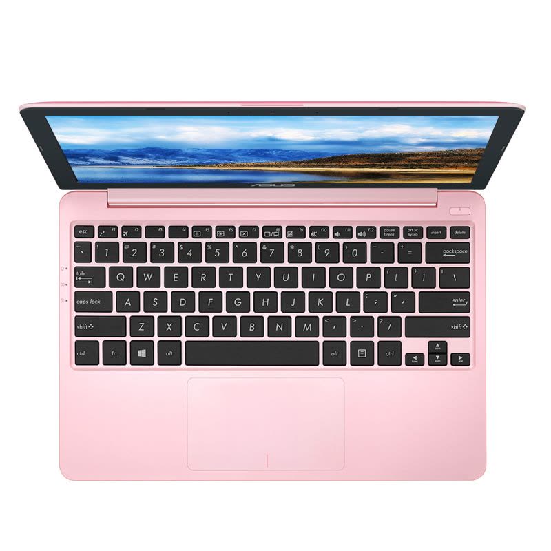 华硕（ASUS）旗舰店 E203MA多彩便携笔记本电脑（N4100/4GB/128G EMMC) -粉色图片