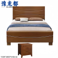 豫龙都 床+床头柜 1.5m套