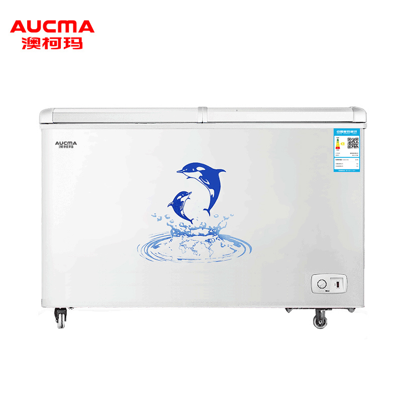 澳柯玛(Aucma)277升双温冷柜冰柜家用商用蝶形门大容量双室冷藏冷冻柜BCD-277CSA
