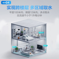 ]安吉尔家用净水器大鱼净水机等同1200G大通量厨下过滤器全屋净水二件套(大鱼+3312管线机)