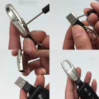 jobon中邦车用钥匙扣 商务男士简约腰挂创意小礼品钥匙扣挂件汽车钥匙扣ZB-6605-6