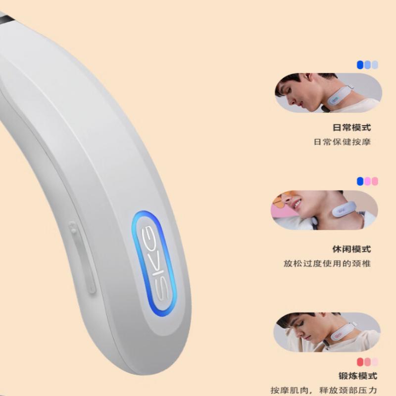 skg颈椎按摩器K3-1T青春 颈部肩颈脖子热敷脉冲按摩仪小巧便携高清大图