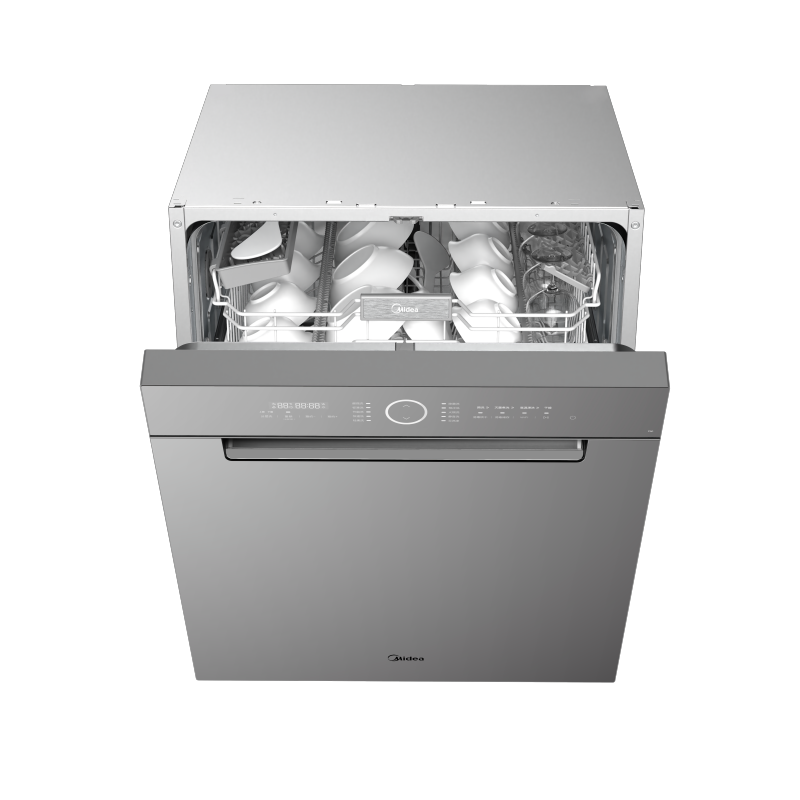美的(Midea)13套家用嵌入式全自动洗碗机P50四星级灭菌消毒热烘干 降噪长效鲜存 多重洗涤模式智能互联洗碗机