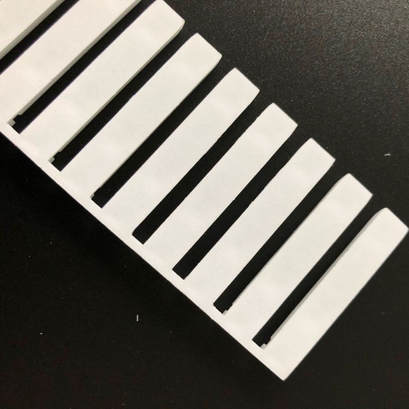 中锐智采 银行专用 一次性保密塑料锁片卡封片 卡封锁专用封片42*7 1000个/盒