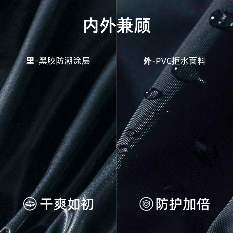 正雨雨鞋套男士鞋套防水防滑防雨脚套外穿防沙耐磨高筒户外雨靴女9063高清大图