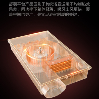 欧普照明(OPPLE) 双核取暖+照明+换气+吹风 四合一 PTC陶瓷双核浴霸暖风模块嵌入式集成吊顶卫生间风暖浴霸暖风机