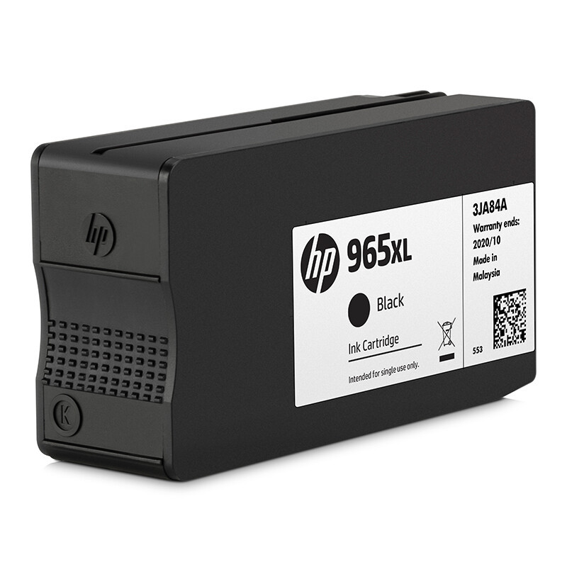 惠普(HP)965XL原装黑色大容量墨盒 适用hp 9010/9019/9020打印机高清大图
