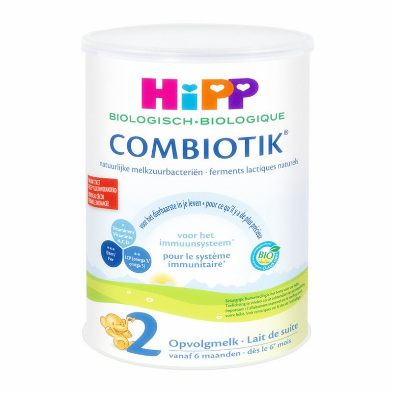 保税区德国喜宝荷兰版铁罐装Hipp益生菌婴幼儿配方奶粉2段适合6-12 个月宝宝 800g/每罐6-9月;9-12月高清大图